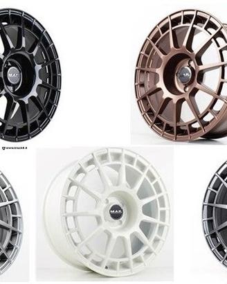 4 cerchi Montecarlo Mak NTT 17" per 500/595 Abart