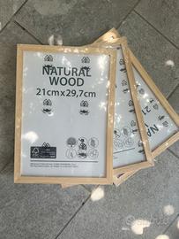 Cornici IKEA A4 in legno naturale 21x29,7 cm