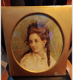 Dipinto antico con cornice