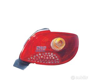 FANALE DESTRO PER PEUGEOT 206 PLUS 09- AMBRA ROSSO
