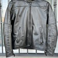 giacca Dainese in pelle marrone scuro tg. 48