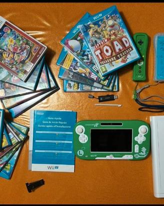Lotto Completo Nintendo Wii U 8 GB + 13 giochi