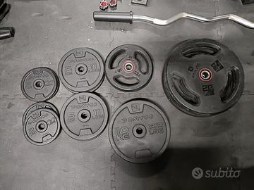 Dischi ghisa bilanciere foro diametro 28 Domyos