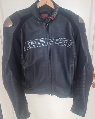 giacca pelle traforata Dainese tg 50