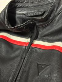 Giubbotto in pelle Dainese con protezioni