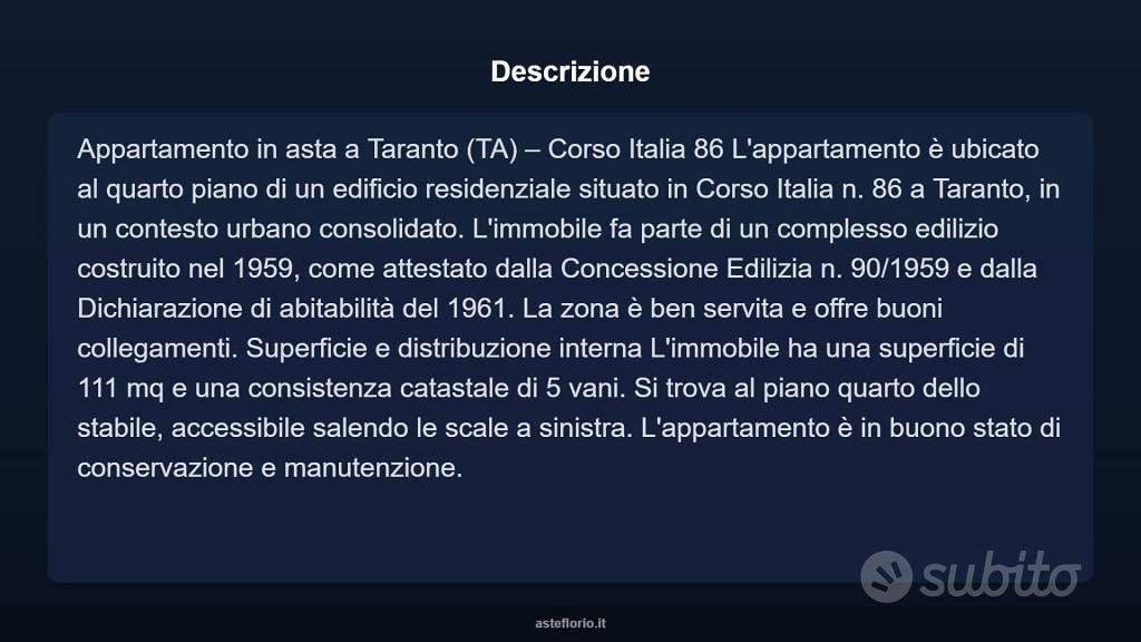 Appartamento – Taranto - Vista 4