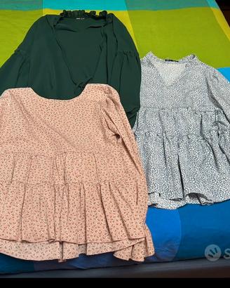 SET-N 3 camice" Shein" Tg M.Donna