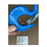 Ganci di sollevamento in acciaio con sicura