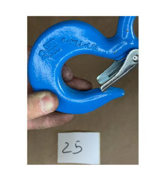 Ganci di sollevamento in acciaio con sicura