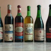 Bottiglie di Vino Vintage da Collezione