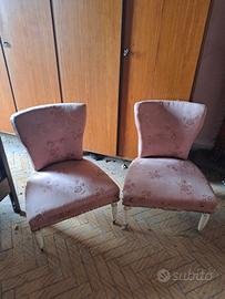 poltroncine basse vintage