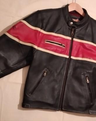 Giubbotto pelle moto American Eagle