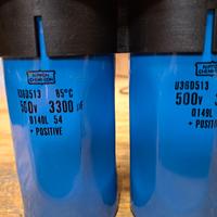 Condensatori elettrolitici  3300uF 500volt