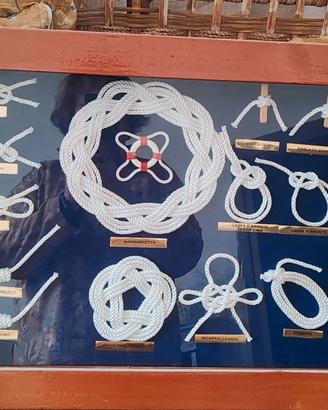Bacheca nodi marinari artigianali – pezzo unico