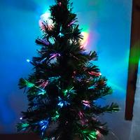 Albero di Natale con Fibre ottiche più Led 