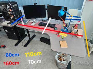 Scrivanie angolari DESTRA e SINISTRA mod. Bekant