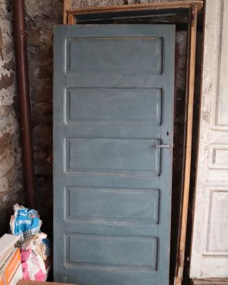 Antica porta sarda  castagno 176 x 76