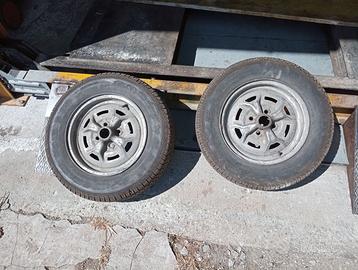 Cerchi + gomme Fiat 131 super mirafiori