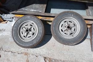 Cerchi + gomme Fiat 131 super mirafiori