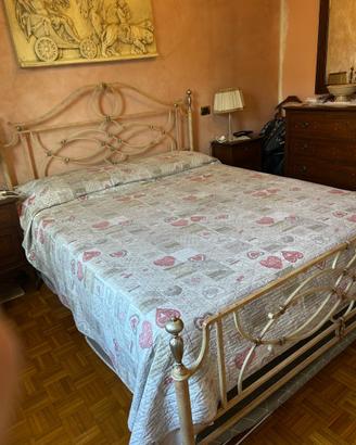 Letto Matrimoniale in Ferro Battuto (Rete a doghe)