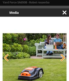 Robot taglia erba giardino