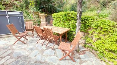 Tavolo da esterno con 6 sedie