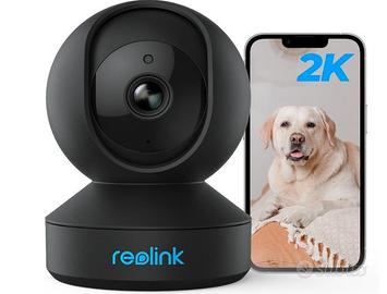 3MP Telecamera WiFi Interno, Audio a 2 Vie con Pan