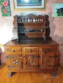 Credenza Piattaia + Mobile angolare Panche Pensili