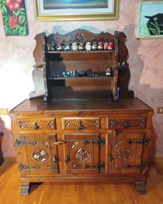 Credenza Piattaia + Mobile angolare Panche Pensili