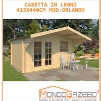 Casetta legno 280x380 cm 40mm casa giardino box