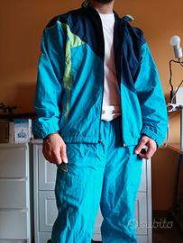 completo tuta vintage Nike anni 90 label