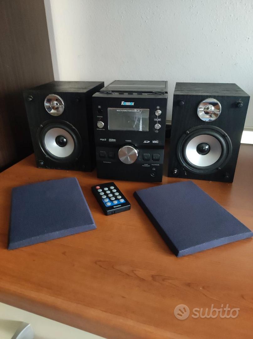 Micro Impianto HIFI KENNEX con e casse Audio/Video In