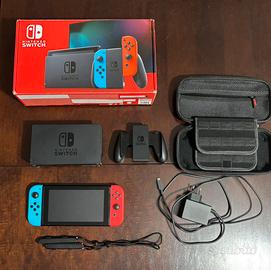 Nintendo Switch 1 COMPLETA + CUSTODIA RIGIDA