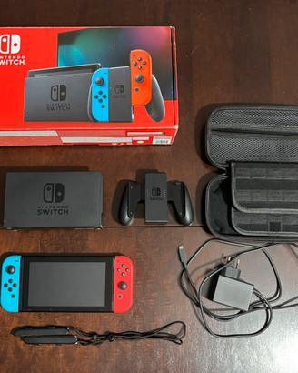 Nintendo Switch 1 COMPLETA + CUSTODIA RIGIDA