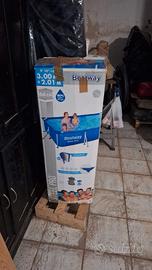 piscina bestway steel pro + pompa e filtro