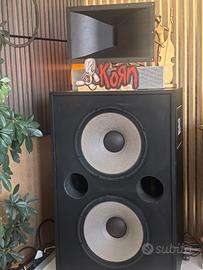 JBL 2446H Driver più JBL 2380A trombe