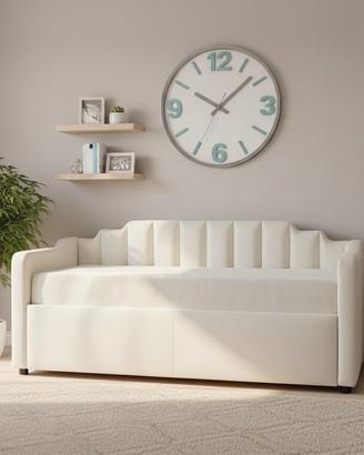 Doppio letto trasformabile in tessuto antimacchia