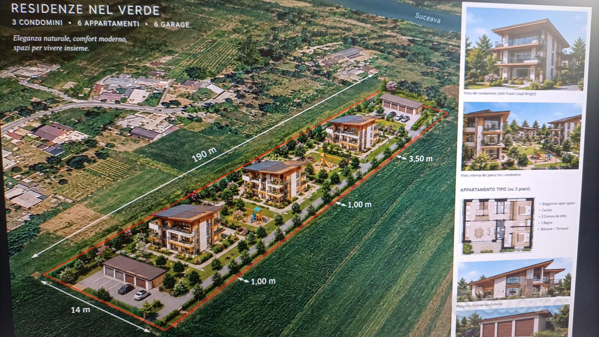 Terreno edificabile Romania Suceava 2600 mq - Vista 2