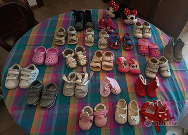 Scarpe bambina vari numeri (da 16 a 22)