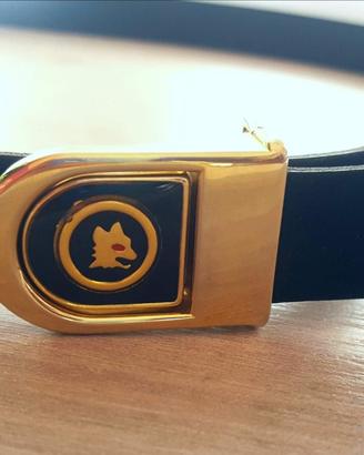 CINTURA Donna o bambino con fibbia logo AsRoma in