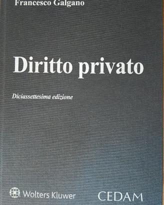 Galgano manuale di Diritto Privato