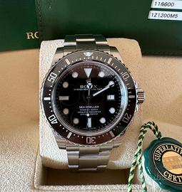 Rolex Seadweller acciao ceramica 116600 anno 2014
