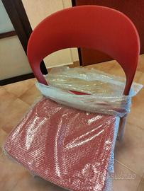 sedie cucina amaranto 