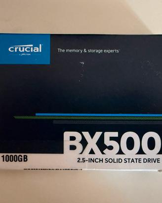 Crucial SSD BX500 2.5” 1Tb 1000Gb NEW