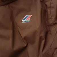 Piumino k-way double face beige marrone
