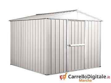 Box porta attrezzi in lamiera 276x260 bianco