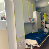 Letto a scomparsa una piazza e 1/2  TUMIDEI ON OFF