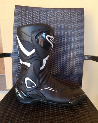 stivali moto 47 alpinestars in pelle 