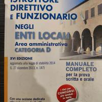 Concorso Istruttore direttivo e funzionario EL