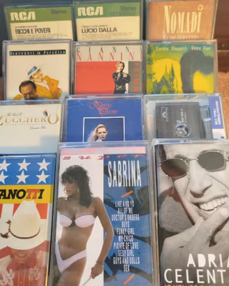 15 cassette artisti italiani, musica italiana